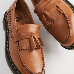 Dr. Martens Brown Leather Tassel Loafers